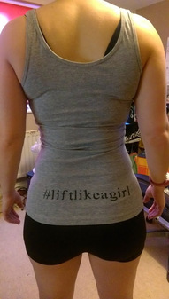 #liftlikeagirl teeshirt t-shirt